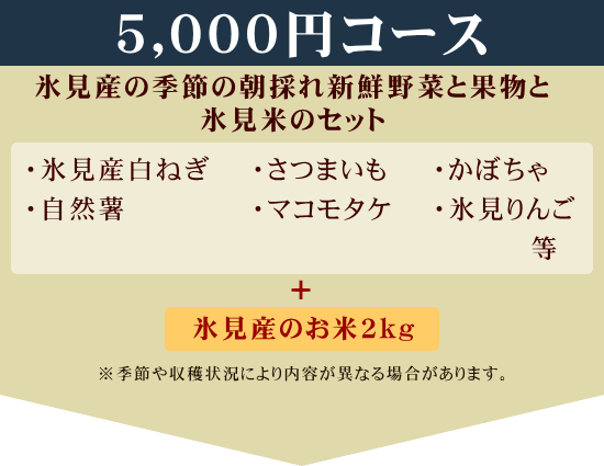 5000円コース